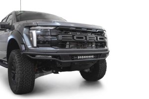 Ford F-150 Raptor Front Bumper - Addictive Desert Designs - Race Series - Hammer Black - `21-`24 Ford F-150 Raptor Front Bumper - Addictive Desert Designs - Race Series - Hammer Black - `21-`24